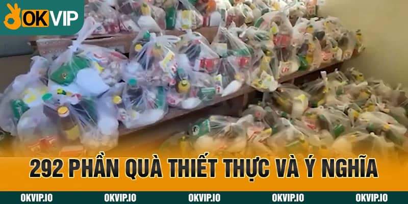 292 phần quà thiết thực và ý nghĩa