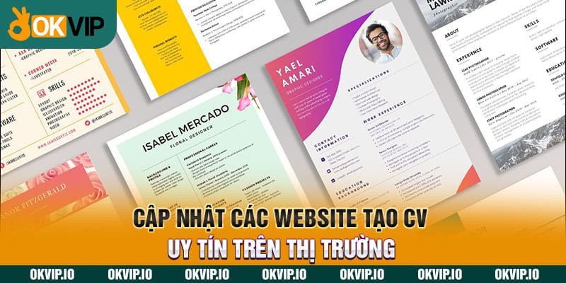 Cập nhật các Website tạo cv uy tín trên thị trường