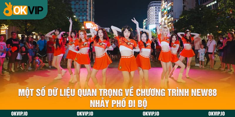 Một số dữ liệu quan trọng về chương trình New88 nhảy phố đi bộ